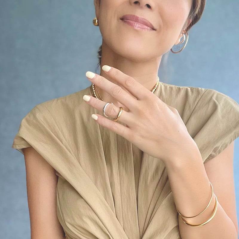 ete バイカラーイヤカフ ete bijoux イヤーカフ 「リグロウ」 バイカラー レディース