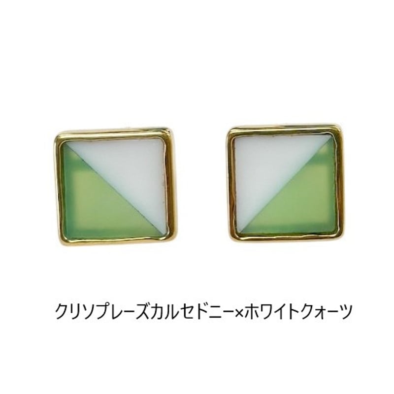 カラーブロックピアス ※オンラインショップ限定商品 | La Soeur