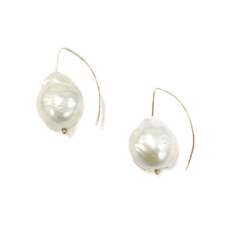 バロックパールピアス(K10) | La Soeur