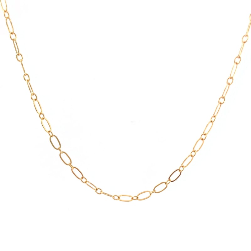 ネックレス90センチ オーバルチェーンネックレス(90cm) | La Soeur