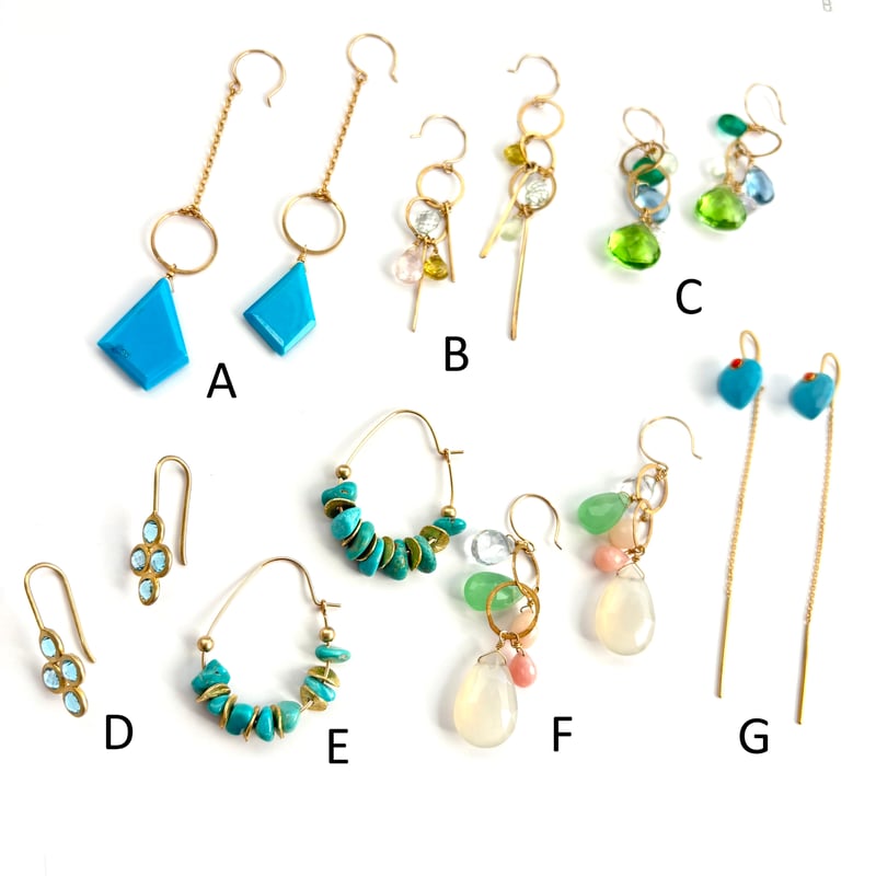 OUTLET＊SALE】フックピアス「A」 | La Soeur