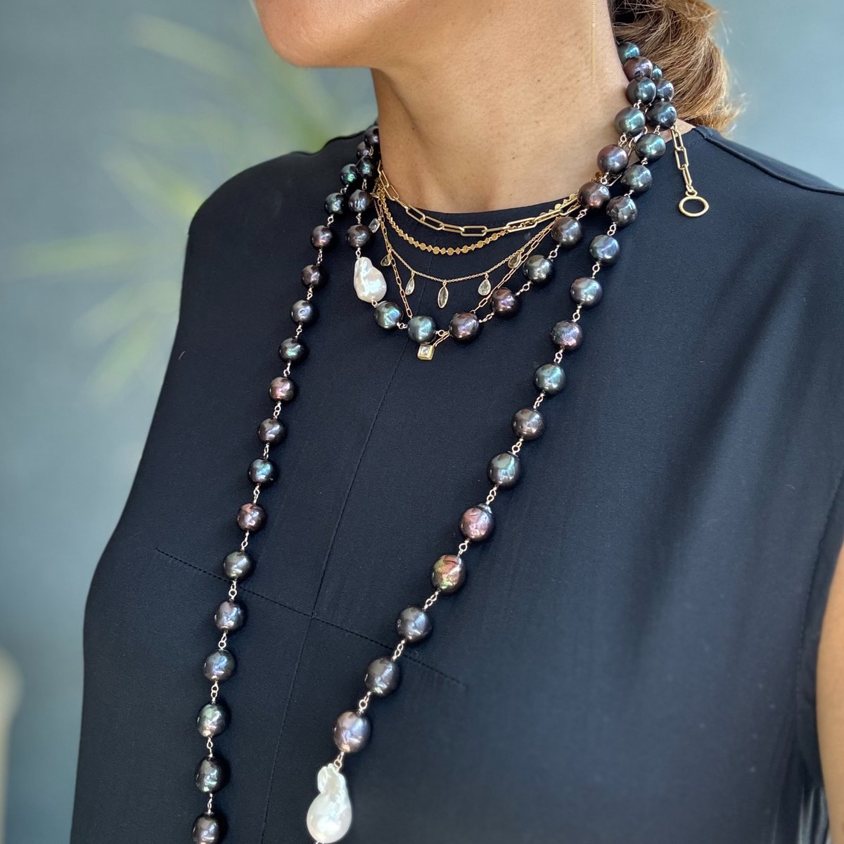 ブラックパールのネックレス 楽天市場】ブラック パール ネックレス 一粒 12mm 黒蝶 真珠