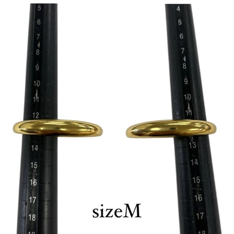 Ete　リエゾンダブルフィンガーリング／M(ゴールド／シルバー)　※オンラインショップ限定商品