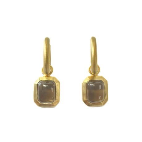 レクタングルフープピアス