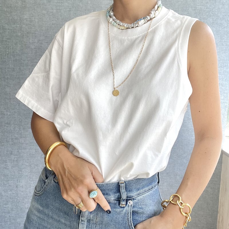 ペンダントトップ オクタゴン(イニシャル「 j 」) | La Soeur 