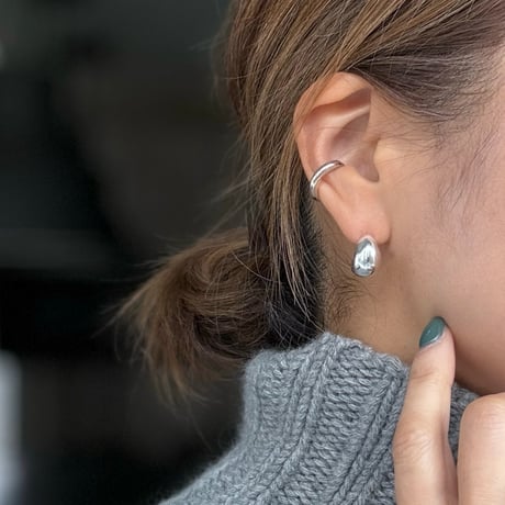 Ete　チャンキードロップピアス／Ｓ(ゴールド／シルバー)※オンラインショップ限定商品