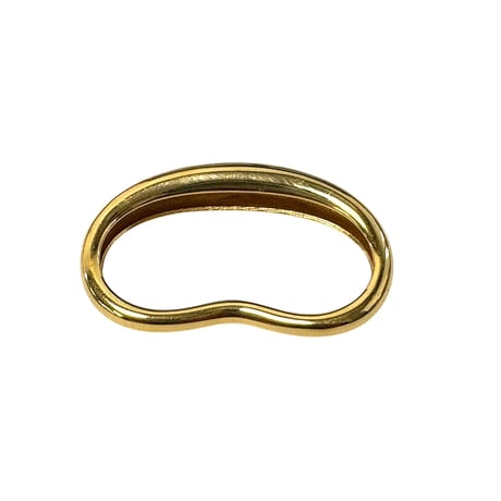 Ete　リエゾンダブルフィンガーリング／M(ゴールド／シルバー)　※オンラインショップ限定商品