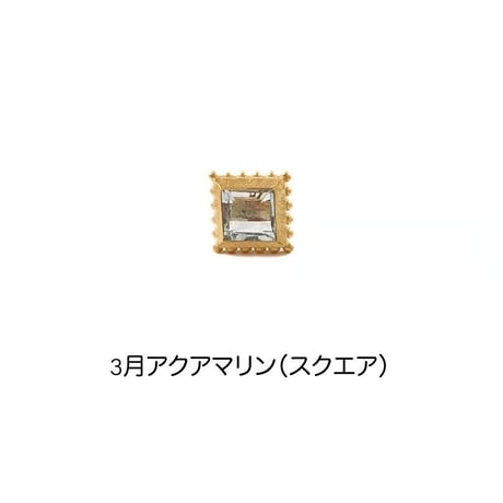 バースストーンピアス(K10)　※片耳販売