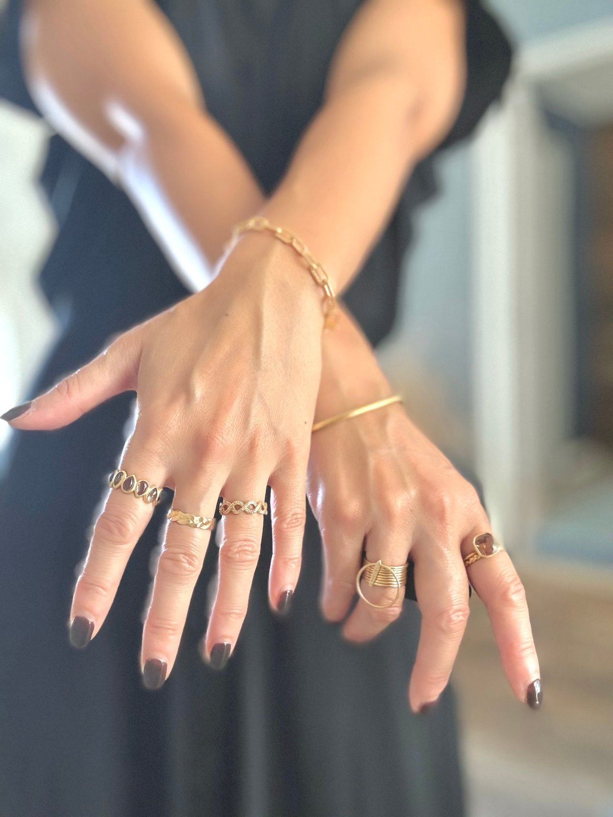 チャンキーデザインチェーンブレスレット | La Soeur チャンキーデザインチェーンブレスレット | La Soeur