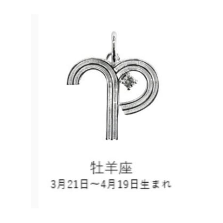 【受注終了】スターサインチャーム（星座モチーフ） シルバーカラー