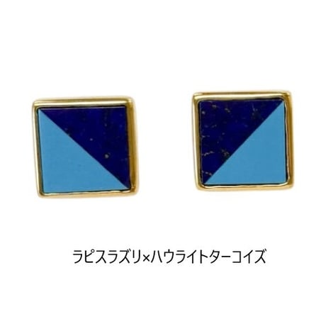 カラーブロックピアス　※オンラインショップ限定商品