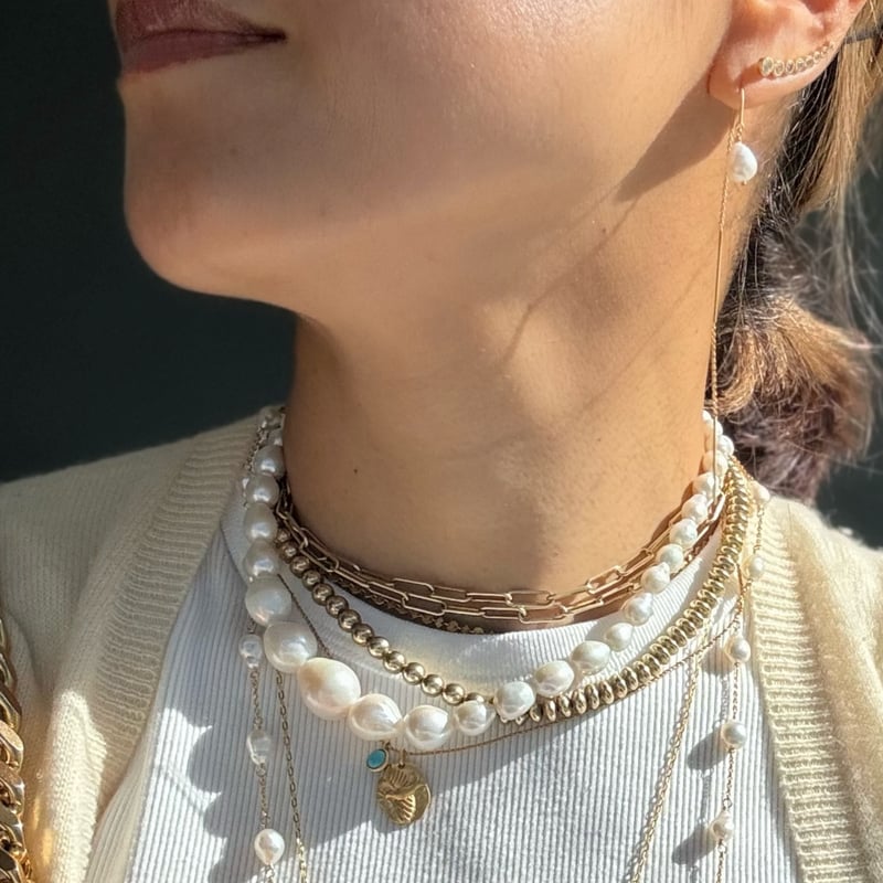 パールフックアメリカンピアス | La Soeur