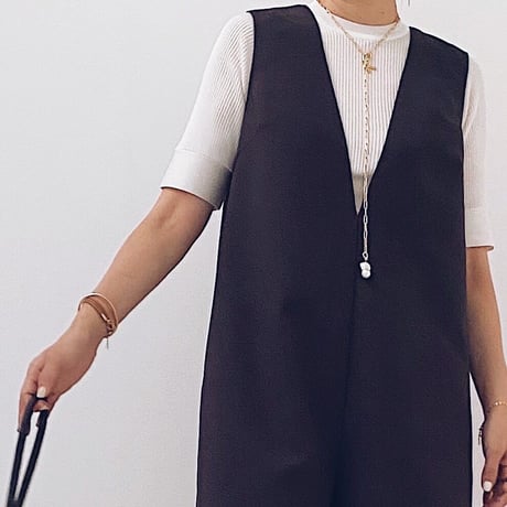 【受注販売】avec deuxclefs×La Soeur　イニシャルチャーム（ゴールド）