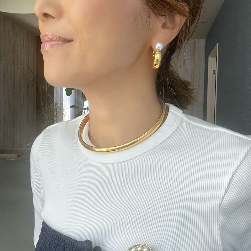 【美品】CHIEKO+ the chain pierce † gold PIERCE / EARRING｜CHIEKO+(チエコプラス)公式通販