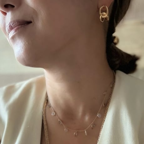 Ete　リエゾンピアス(ゴールド／シルバー)　※オンラインショップ限定商品
