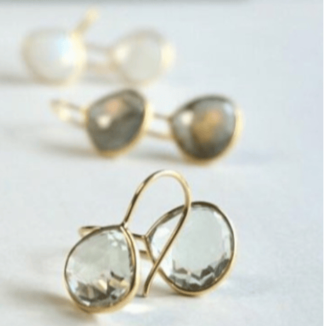 ペアシェイプピアス(カーネリアン)