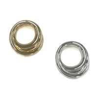 Ete　2WAY ３Dリング&ネックレス（ゴールド／シルバー）※オンラインショップ限定商品