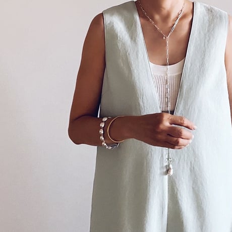 【受注販売】avec deuxclefs×La Soeur　ネックレスシルバー3点セット