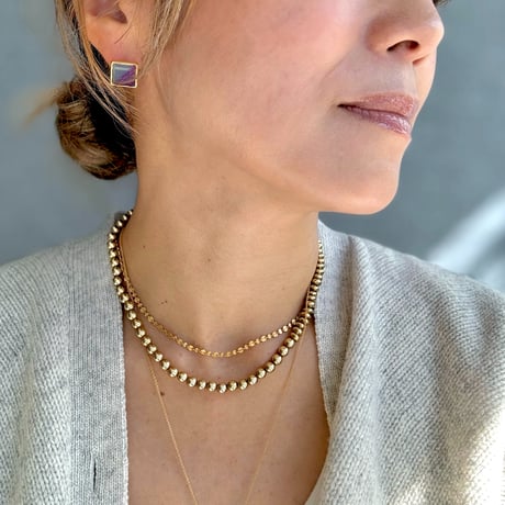カラーブロックピアス　※オンラインショップ限定商品