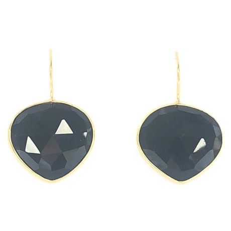 ラスール　ハートシェイプピアス／L(ブラックオニキス) CATEGORY ハートシェイプピアス | La Soeur