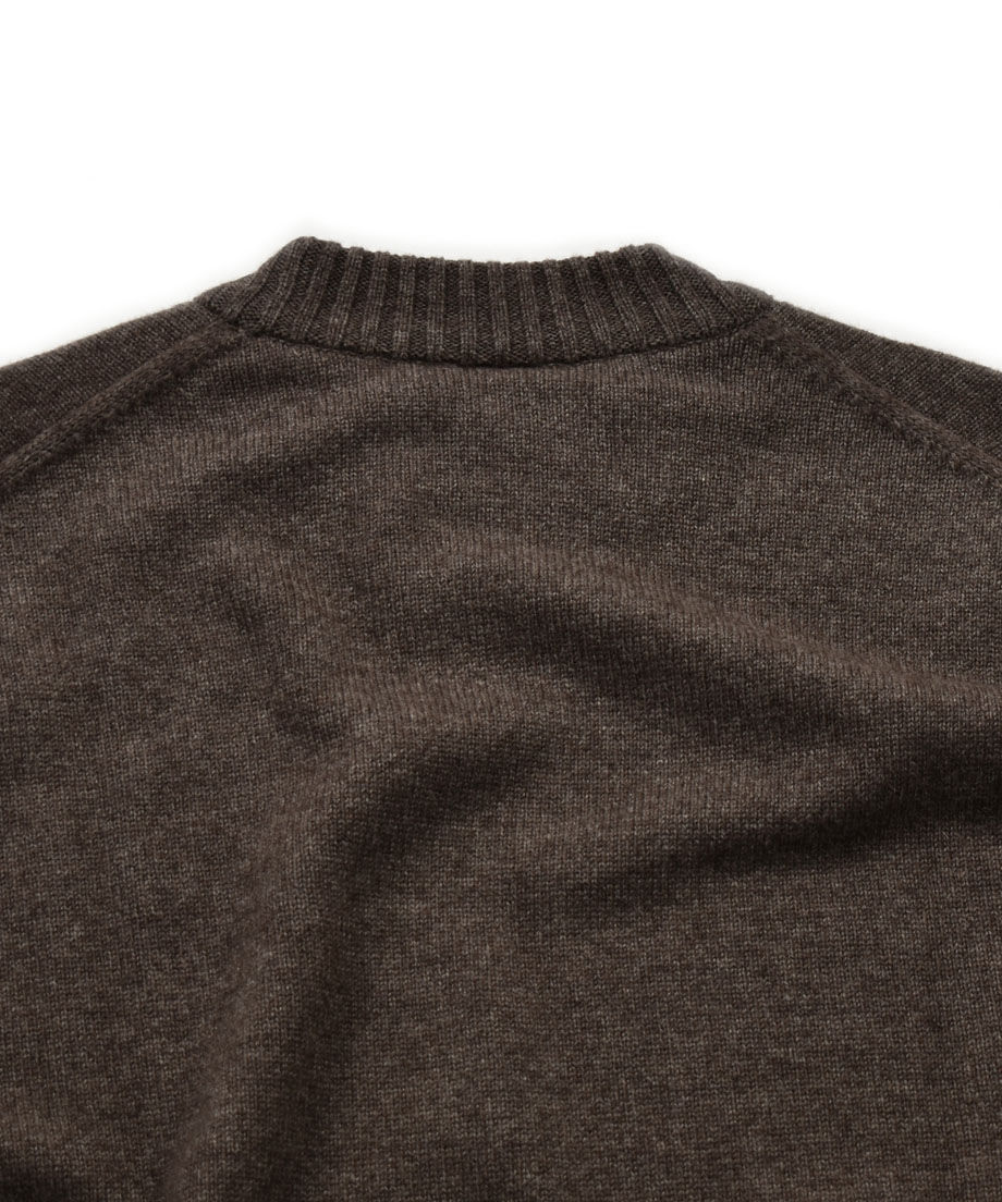 洗えるカシミヤニット(walnut) | 日本製の洗えるニット｜onde