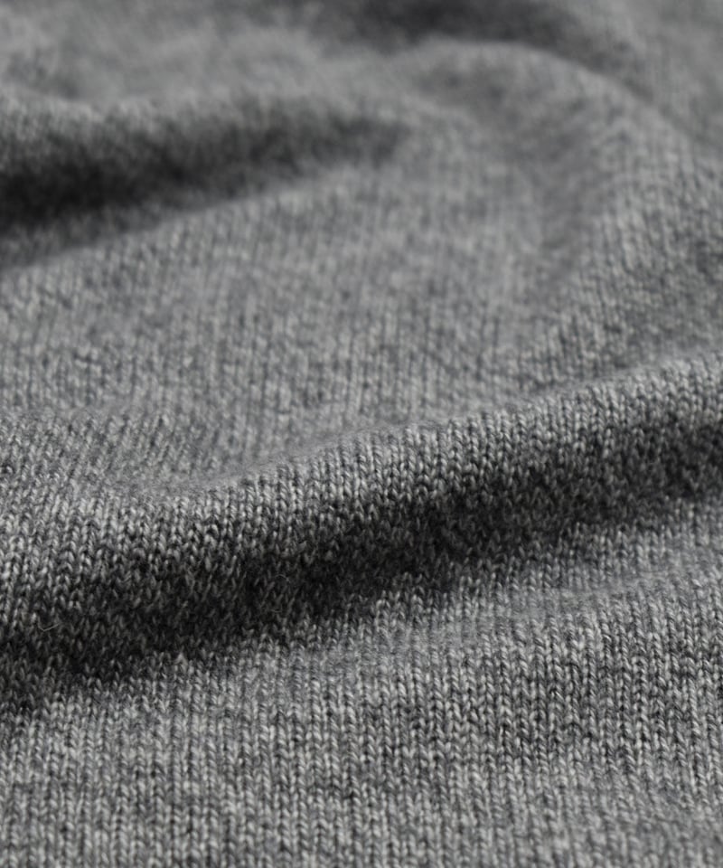 洗えるカシミヤニット(gray mix) | 日本製の洗えるニット|onde 洗えるカシミヤニット(gray mix) | 日本製の洗えるニット|onde
