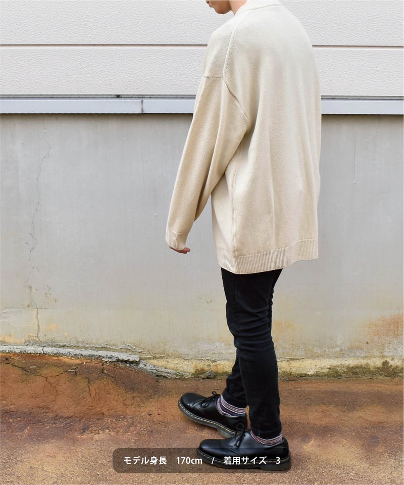洗えるカシミヤニット(ecru) | 日本製の洗えるニット｜onde