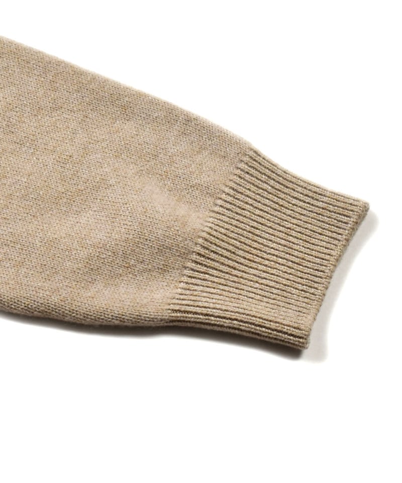 洗えるカシミヤカーディガン(beige) | 日本製の洗えるニット