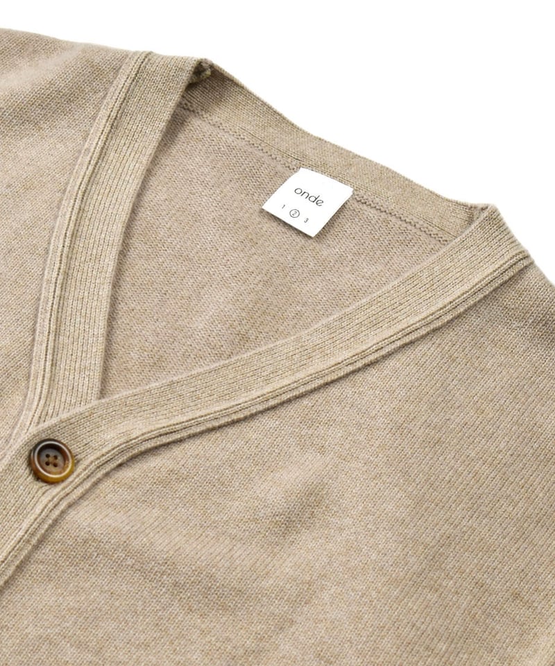 洗えるカシミヤカーディガン(beige) | 日本製の洗えるニット 洗えるカシミヤカーディガン(beige) | 日本製の洗えるニット