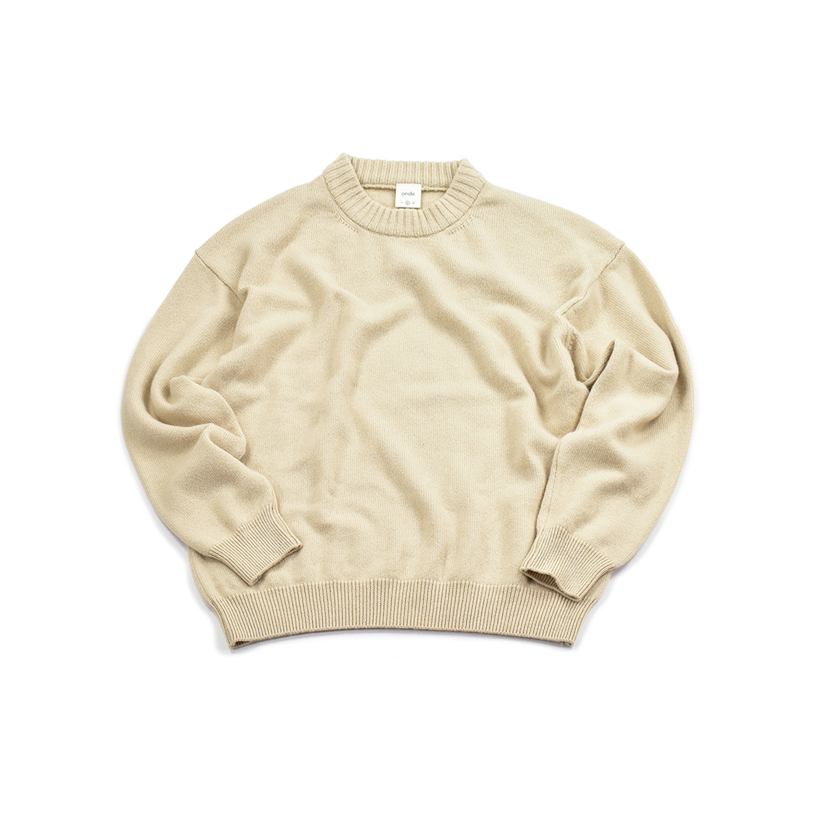 洗えるカシミヤニット(ecru)