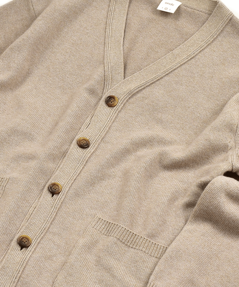 洗えるカシミヤカーディガン(beige) | 日本製の洗えるニット 洗えるカシミヤカーディガン(beige) | 日本製の洗えるニット