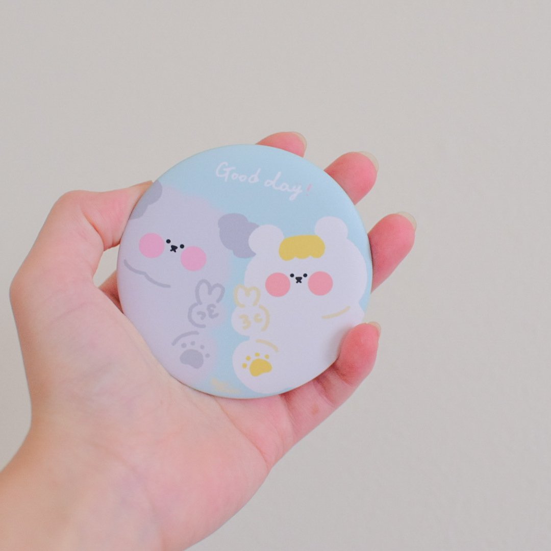 ミラー缶バッジ〈Mirror Can Badge〉 | YuzüStudio