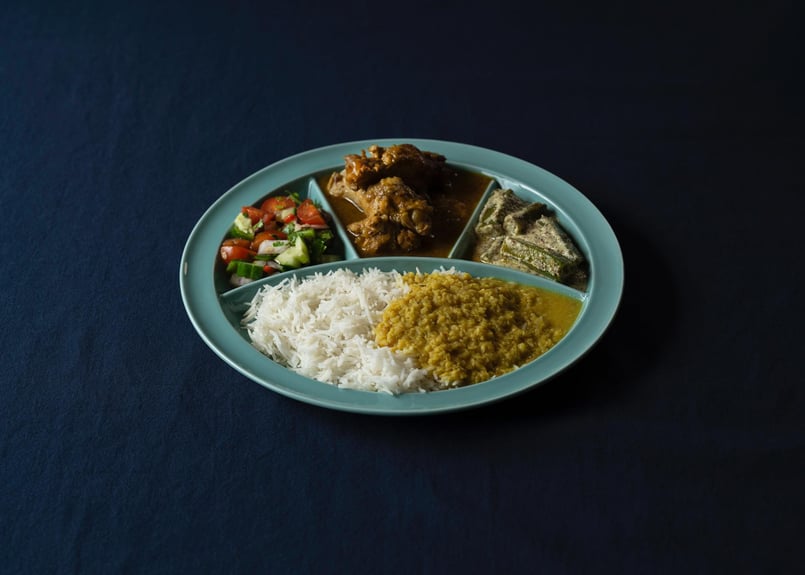 確認用です　カレー皿 zen to】 阿部薫太郎 カレー皿 「daily spice plate Blue（ブルー