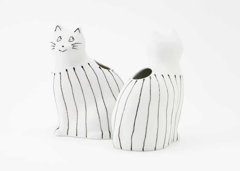ひがしりょうこ　猫の鉢 Art Hall：ひがしりょうこ