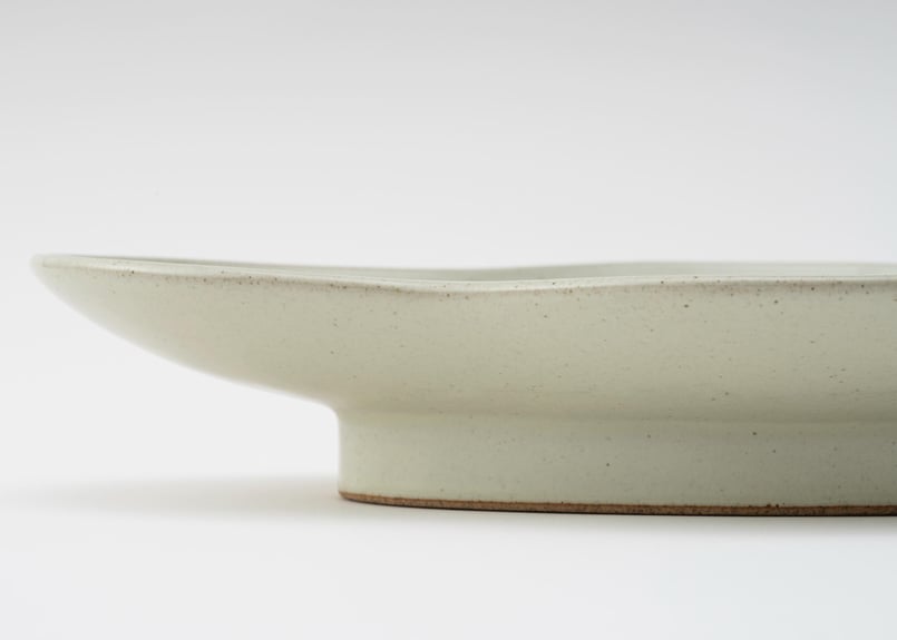 五十嵐 可菜「餃子皿」 アイボリー | zen to