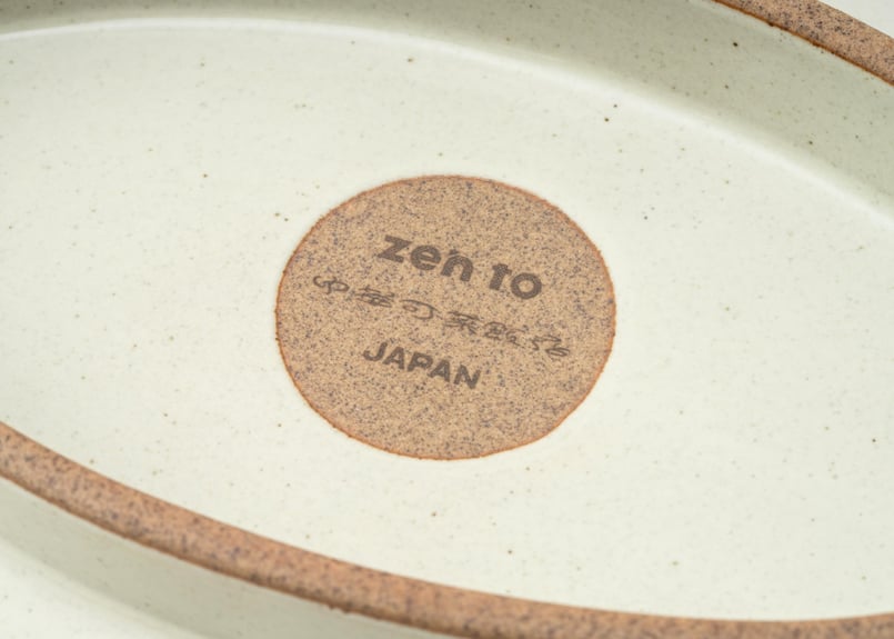 五十嵐 可菜「餃子皿」 アイボリー | zen to