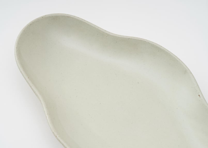 五十嵐可菜「餃子皿」アイボリー | zen to
