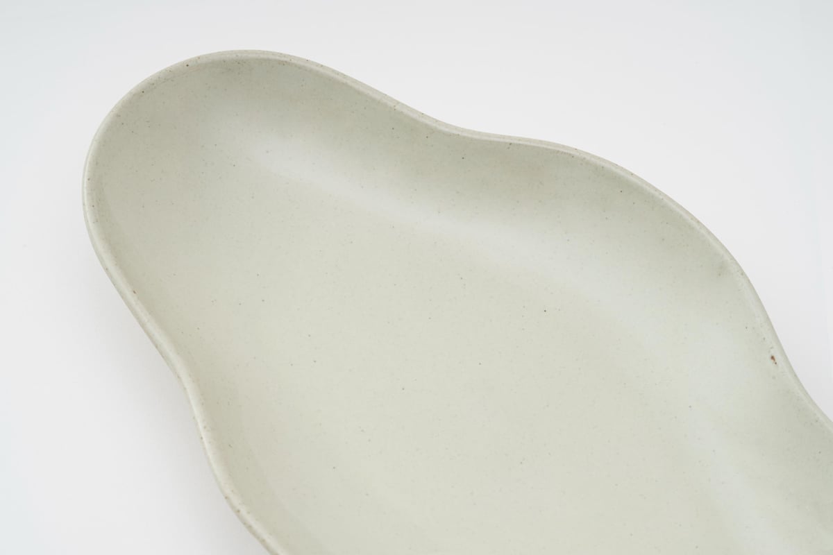 五十嵐 可菜「餃子皿」 アイボリー | zen to