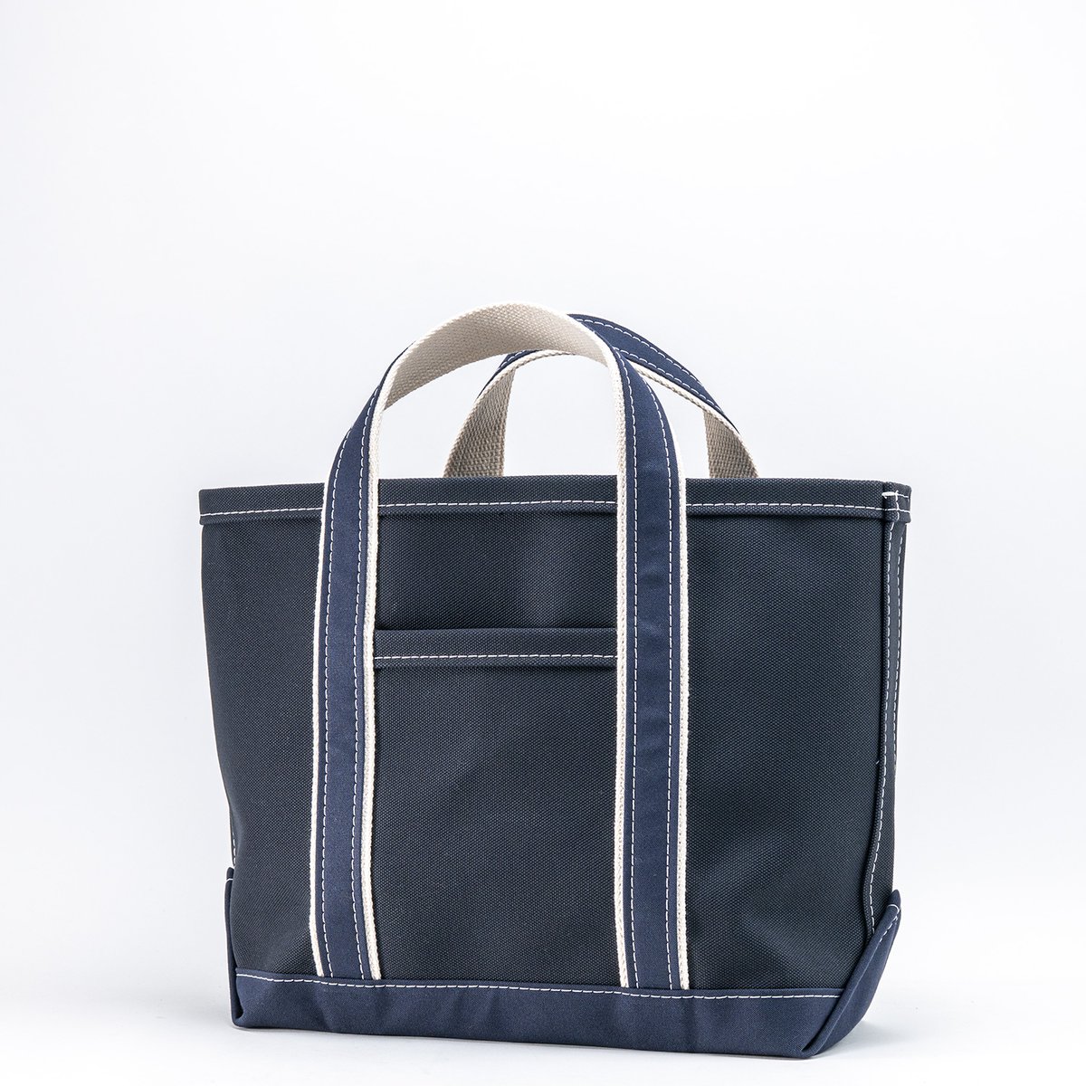Deluxe Pocket Tote Bag/ Dark Navy x Navy Handle