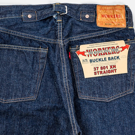 37 801XH, Buckle Back, White Selvedge 14.75oz