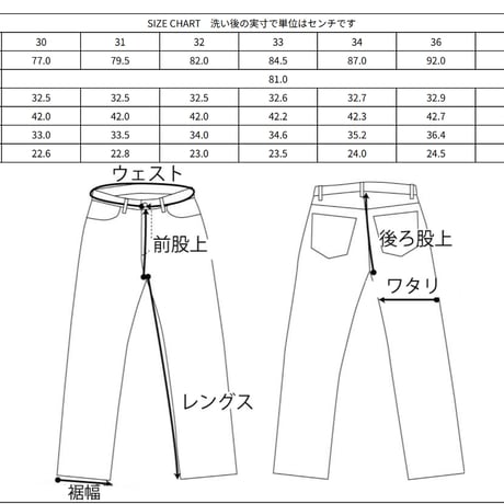 Lot S801XX Wide Straight Jeans