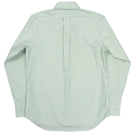 Modified BD Shirt, American Sea Island Cotton OX, Green Stripe