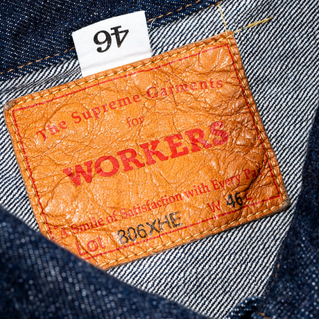 Lot 806XH, Full-Back, 14.7 oz, Indigo Raw Denim