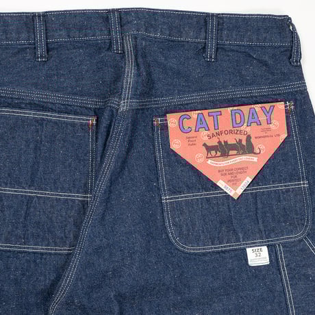 CAT DAY Painter Pants, 9.5 oz Indigo Denim