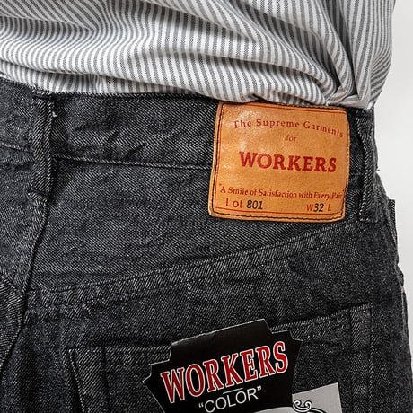 Lot 801 Straight Jeans Black