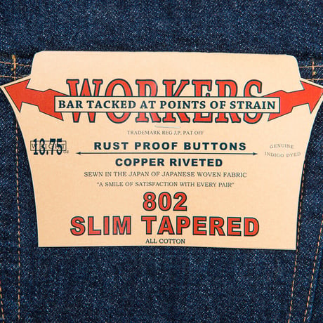 Lot 802 Slim Tapered Jeans