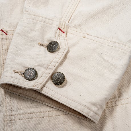 SUPER BIG CAT Jacket, 10 oz White Denim