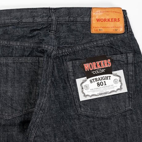 Lot 801 Straight Jeans Black