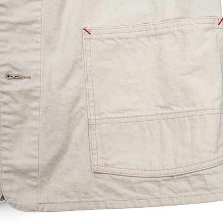 SUPER BIG CAT Jacket, 10 oz White Denim