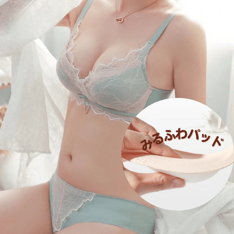 フェアリープッシュアップブラレットセット（ミント）